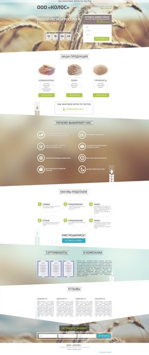 Целевая страница - Колос Целевая страница - Колос